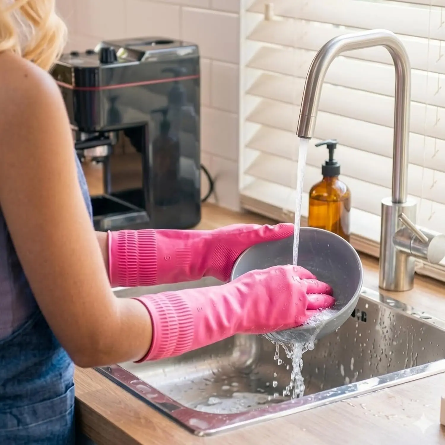 Reusable Rubber Dishwashing Gl - Rubber Glove Cleaning recension och pris