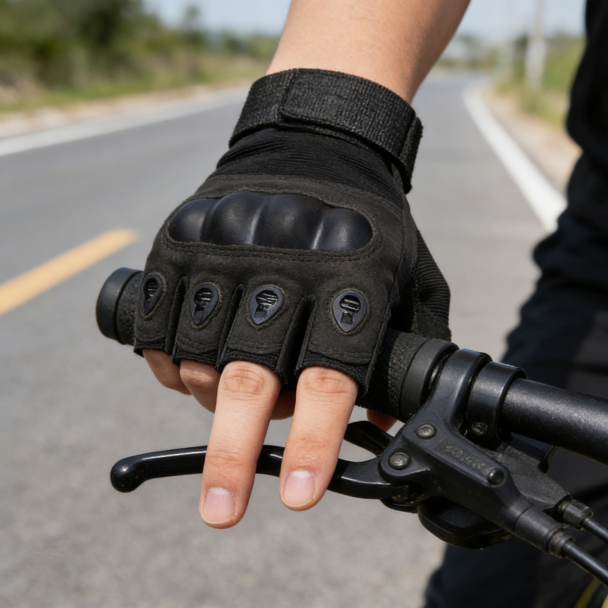 Tactical Hard Knuckle Half Fin - Motorcycle Glove Knuckle recension och pris