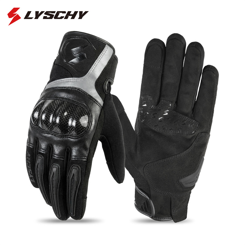 4-Season Motorcycle Leather Gl - Motorcycle Glove Knuckle recension och pris
